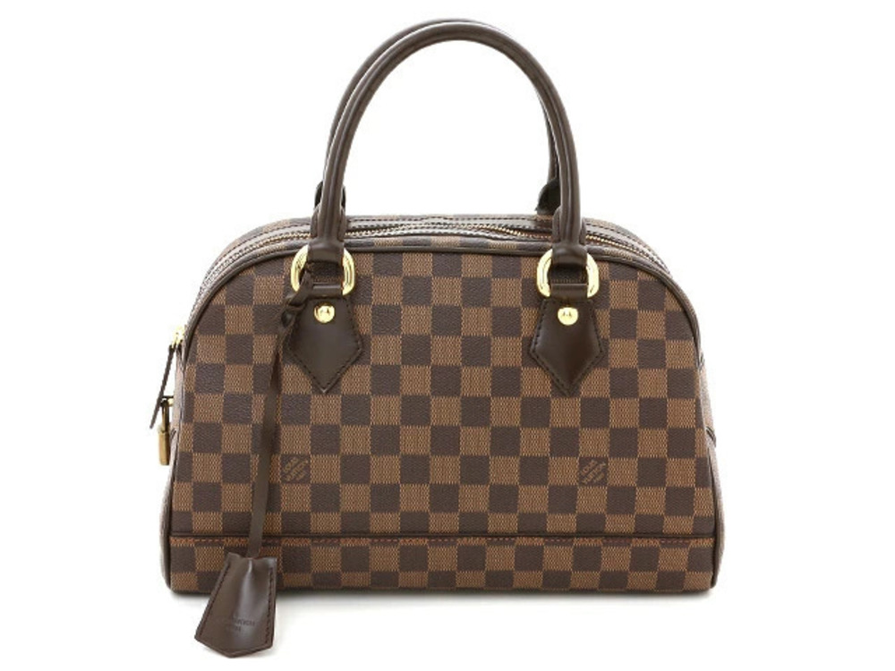 Louis Vuitton Damier Handbag Duomo Brown